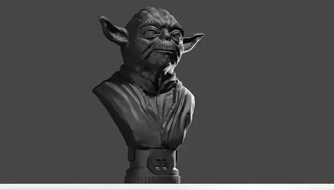 Master Yoda Star wars 3D print model