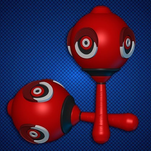 Hestu Maraca Rattle 3D model 3D printable CGTrader