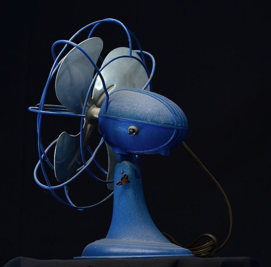 Retro Desk Fan 3D print model_3