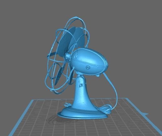 Retro Desk Fan 3D print model_1