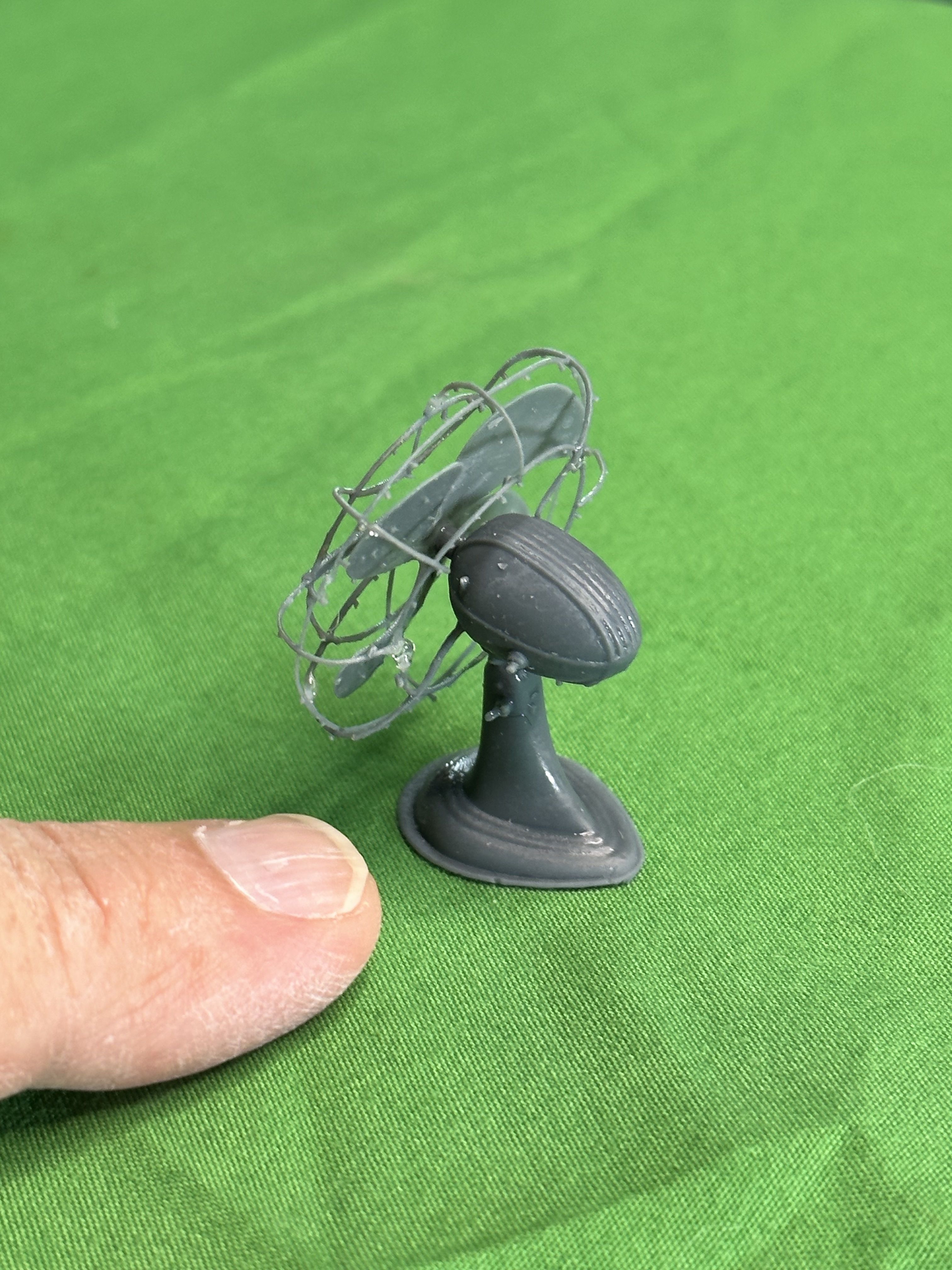 Retro Desk Fan 3D print model_5