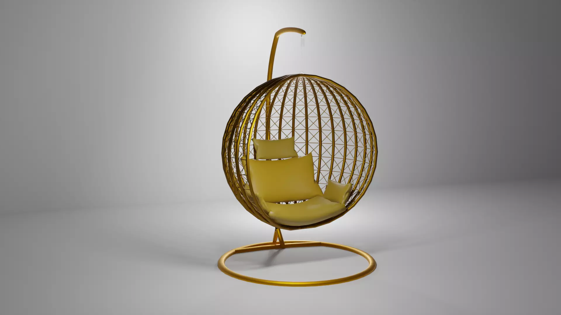 The Jhoola Swing Chair 3D model