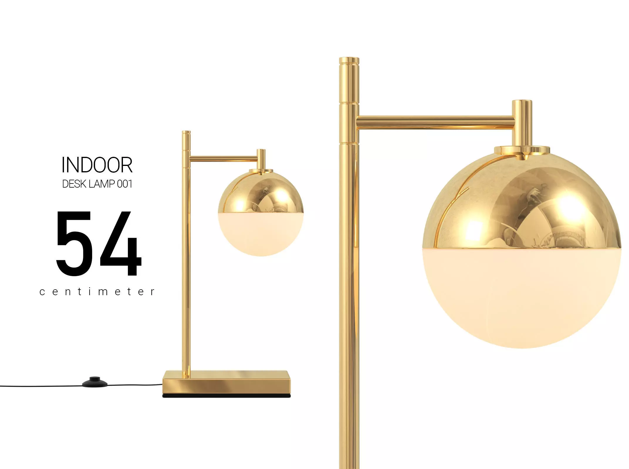 Post Modern Desk Lamp 3D model