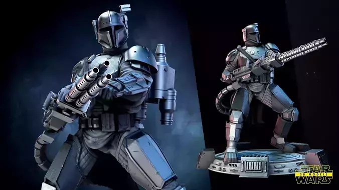 Paz Viszla Sculpture Star Wars 3D Models Ready for 3D printing 3D print model