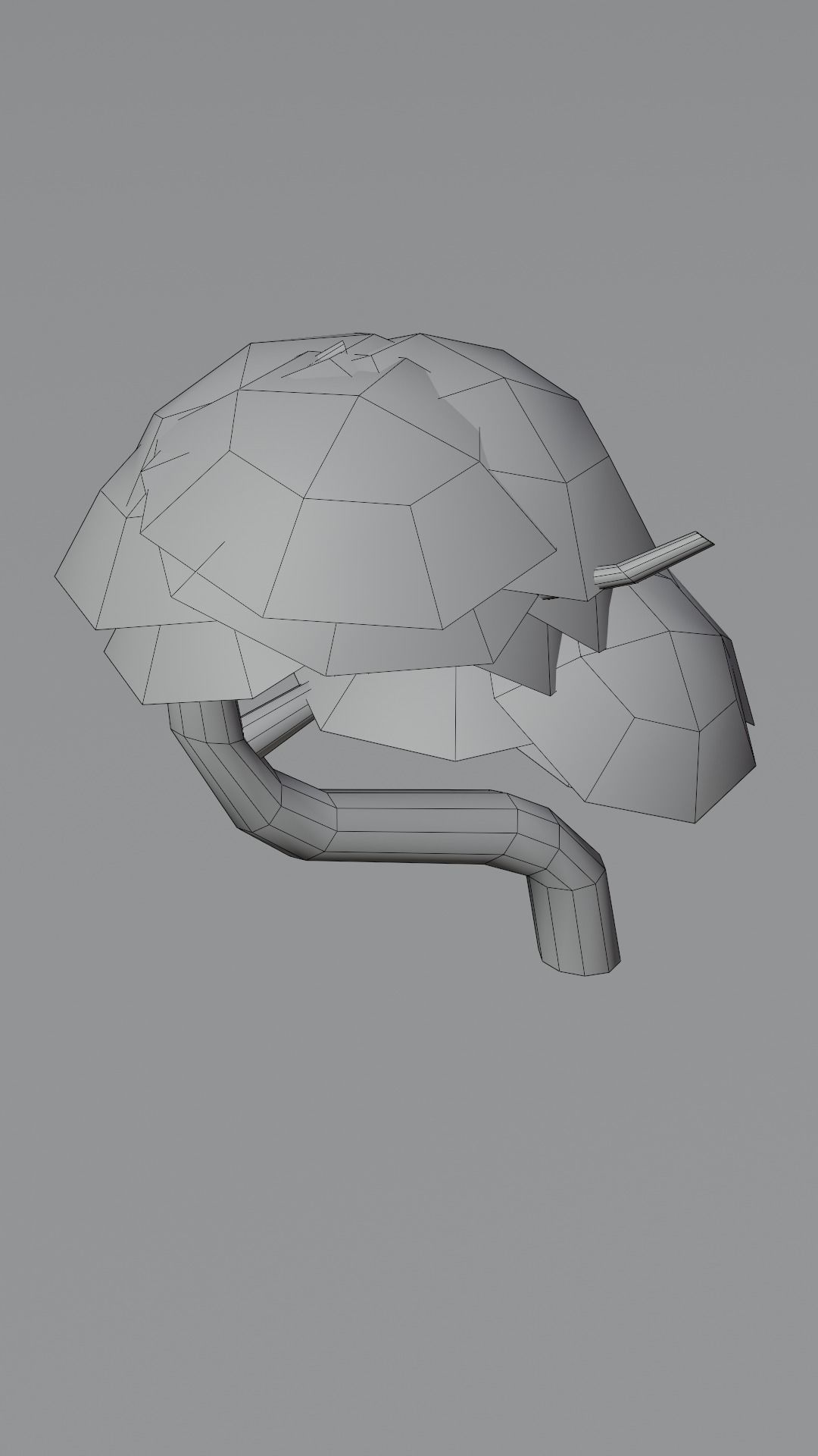 10 Stylized low poly trees Low-poly 3D model_29