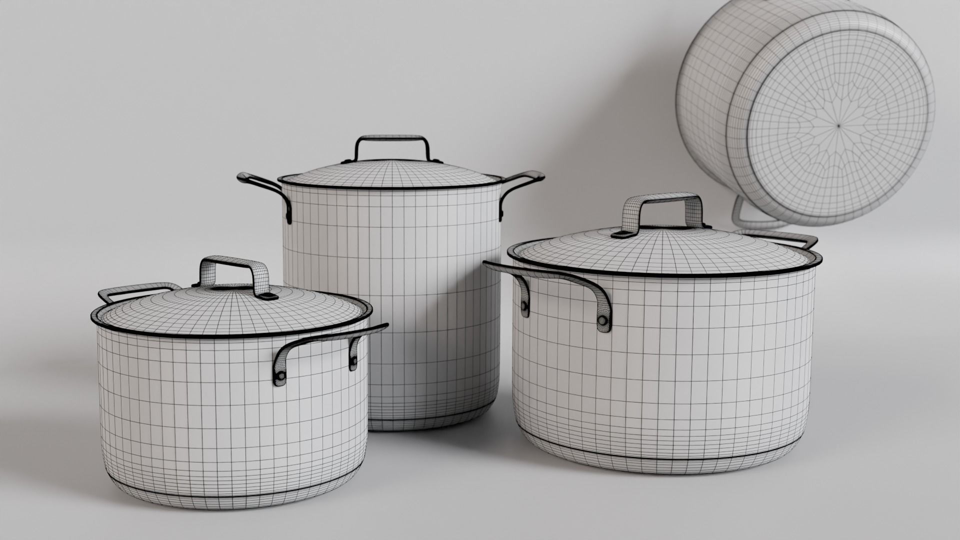 Kitchenware items 3D model_30