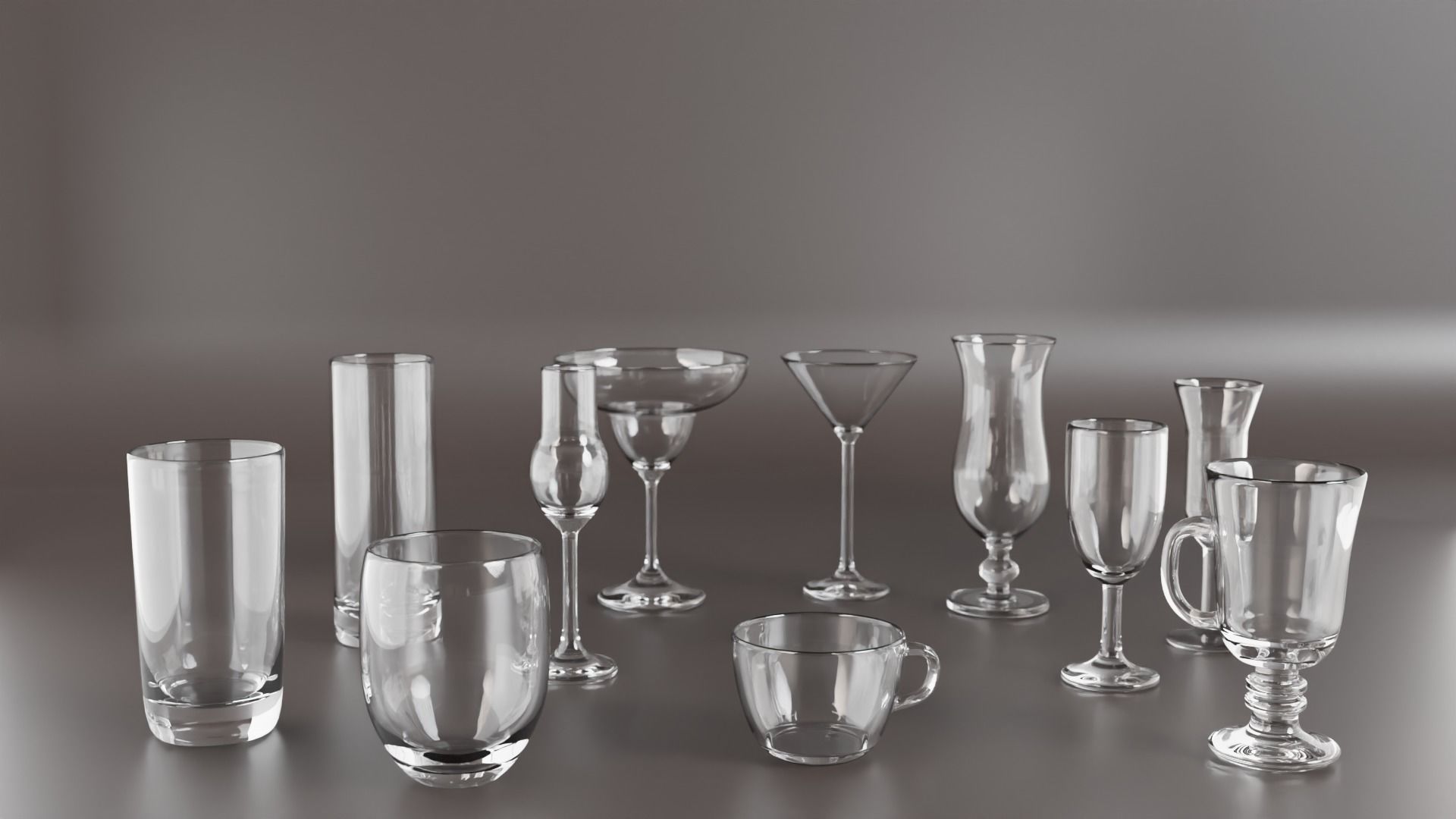 Kitchenware items 3D model_16