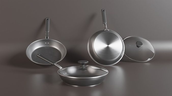Kitchenware items 3D model 7