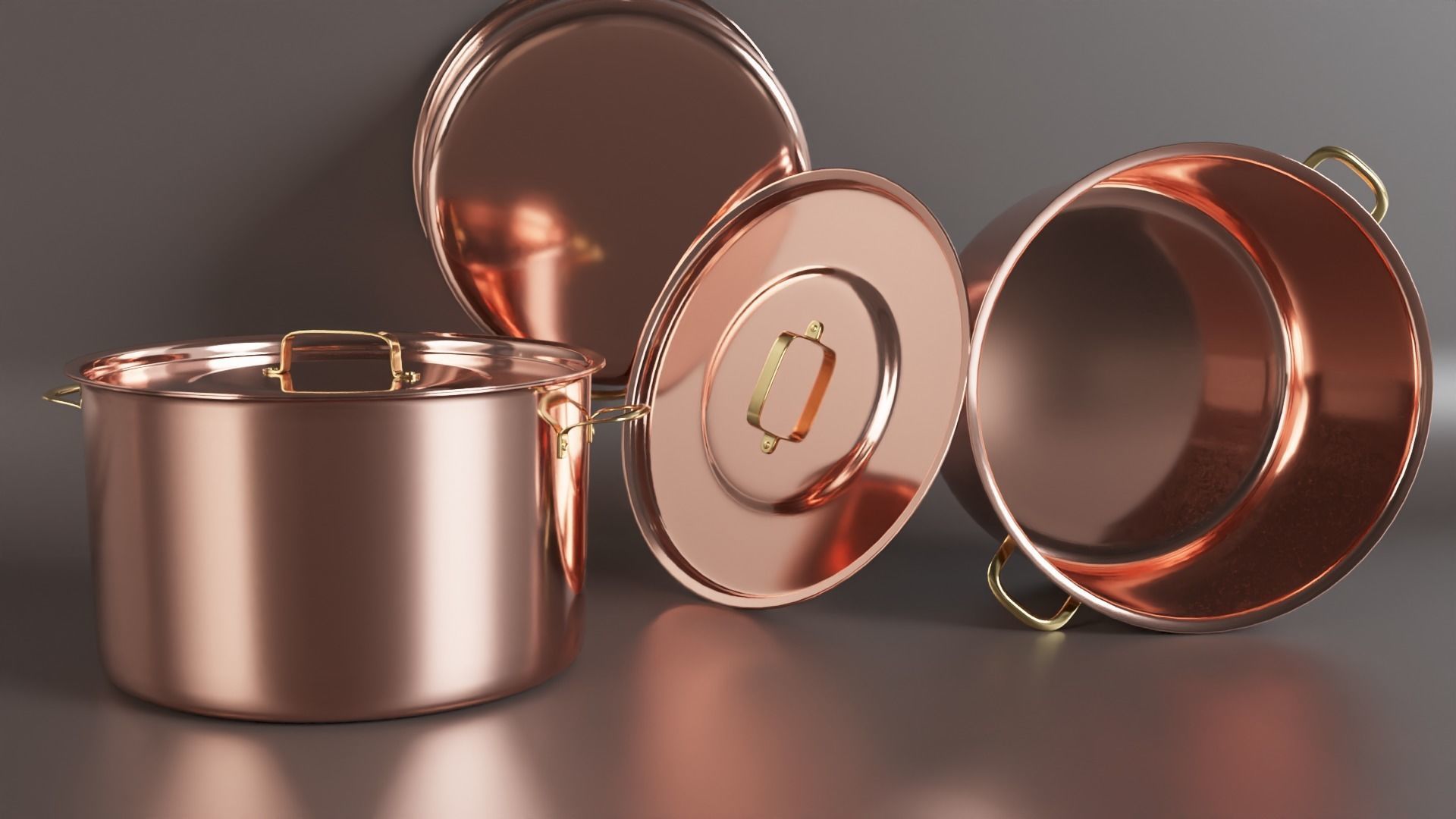 Kitchenware items 3D model_5