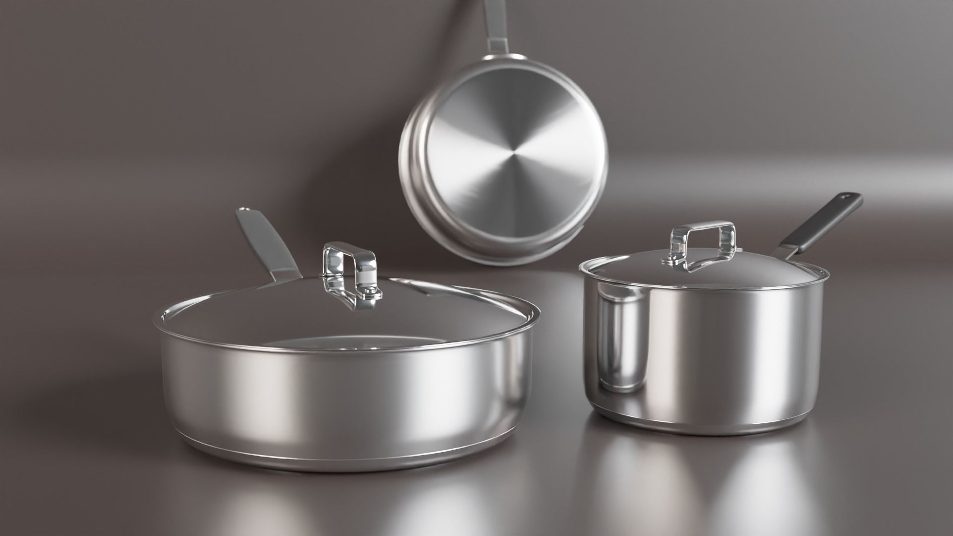 Kitchenware items 3D model_8