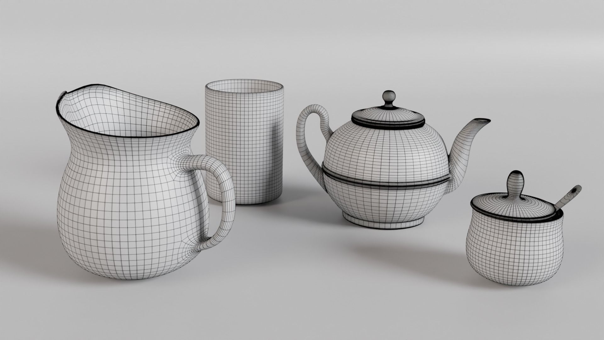 Kitchenware items 3D model_45