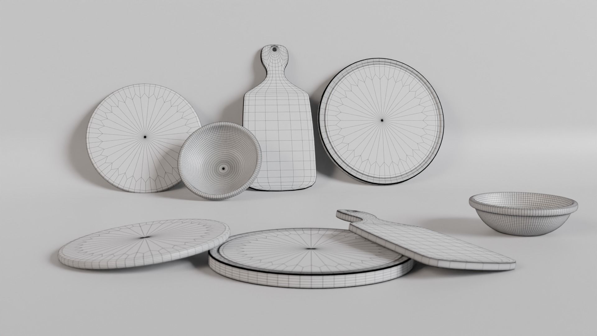 Kitchenware items 3D model_37