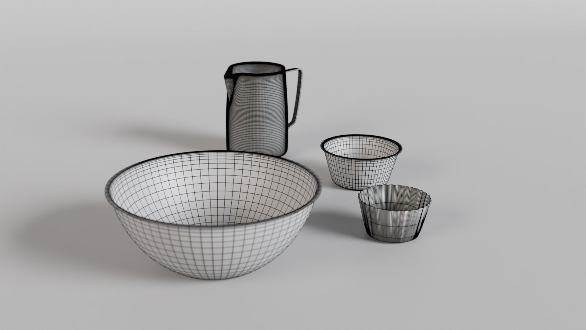 Kitchenware items 3D model_35