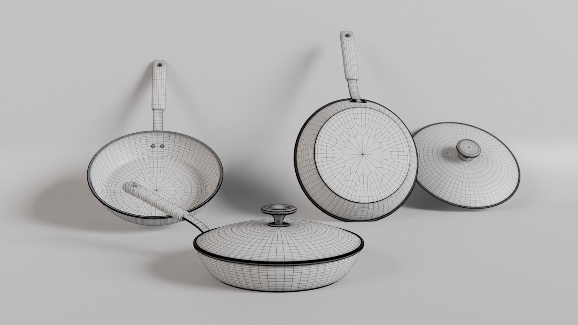 Kitchenware items 3D model_29