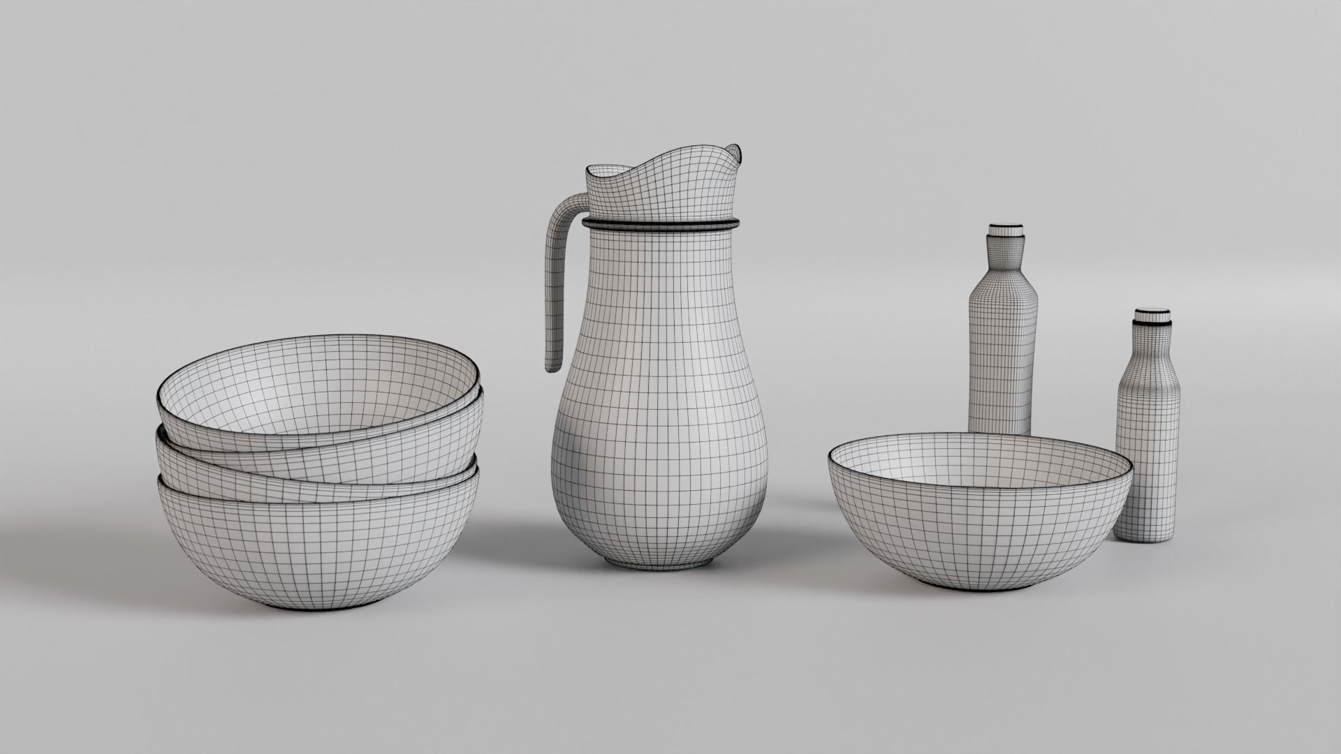 Kitchenware items 3D model_41