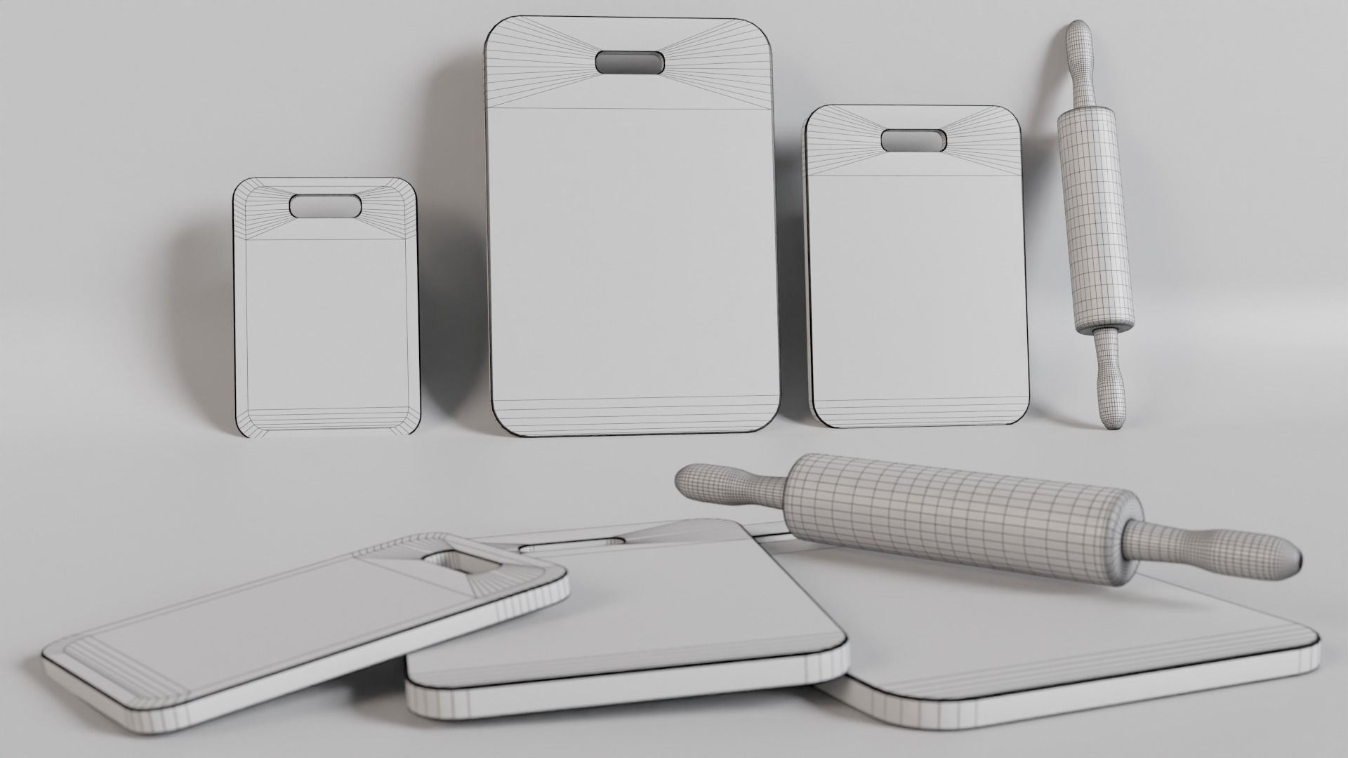 Kitchenware items 3D model_36