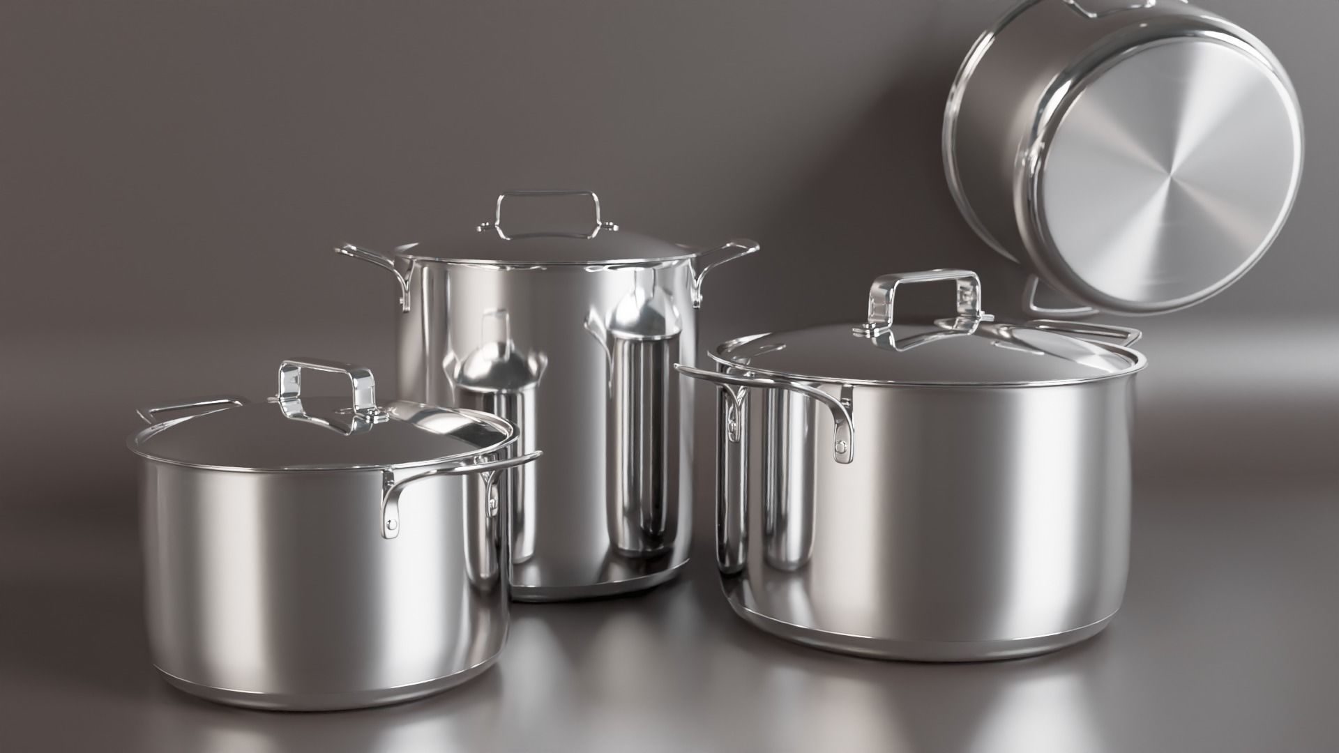 Kitchenware items 3D model_7