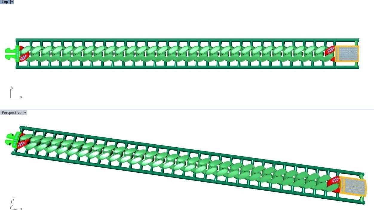 CUBAN LINK CHAIN - 200 PIECES READY FOR PRINT 3D print model_11
