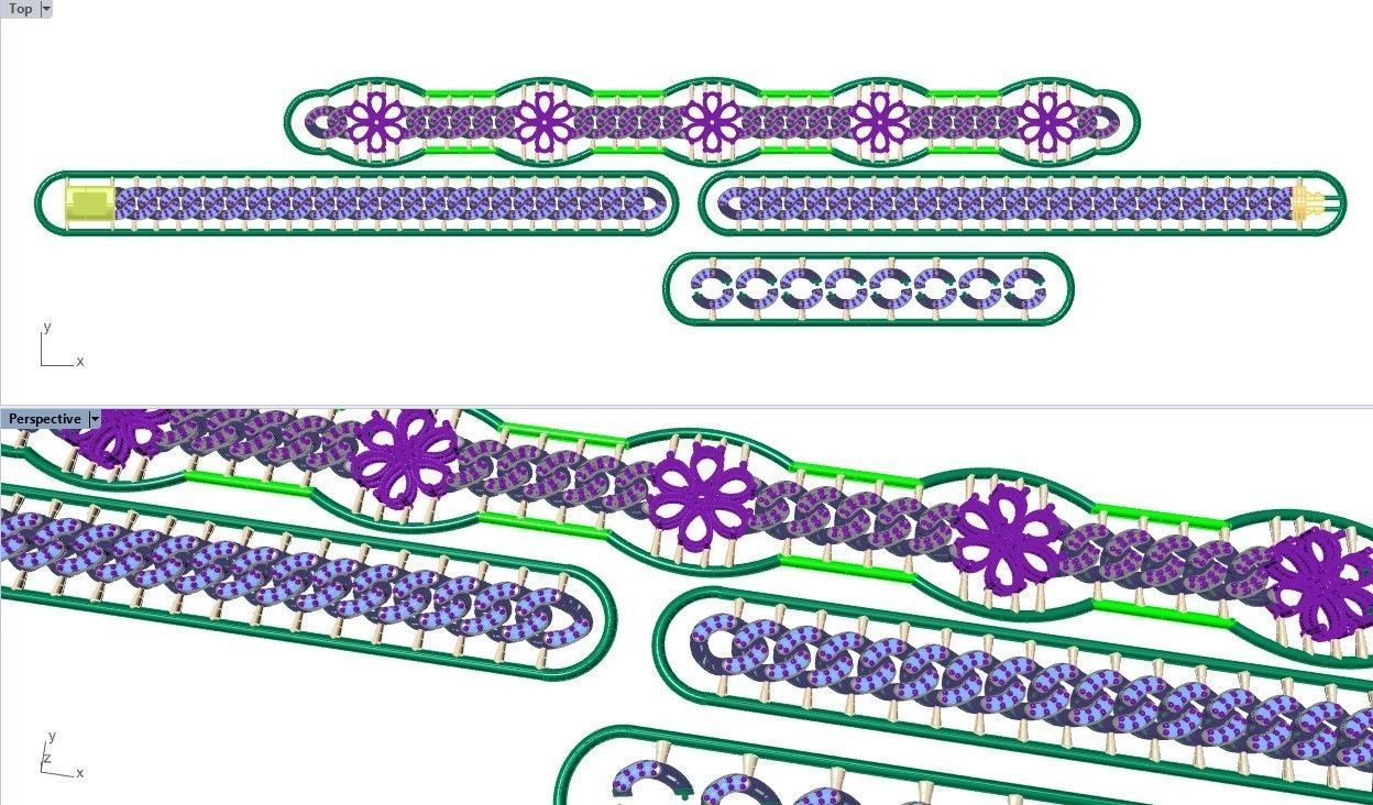 CUBAN LINK CHAIN - 200 PIECES READY FOR PRINT 3D print model_25