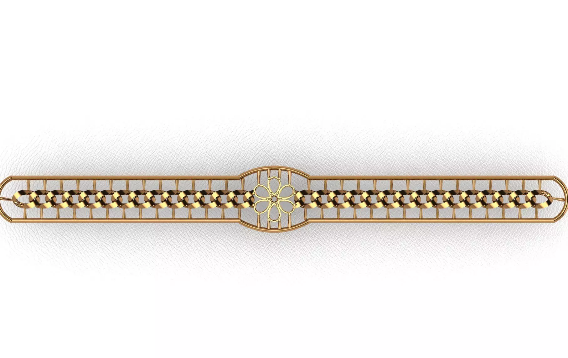 CUBAN LINK CHAIN - 200 PIECES READY FOR PRINT 3D print model_0