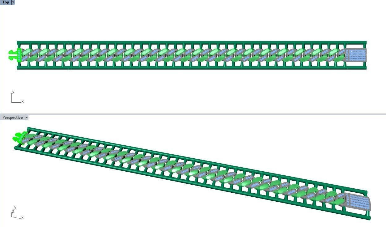 CUBAN LINK CHAIN - 200 PIECES READY FOR PRINT 3D print model_9