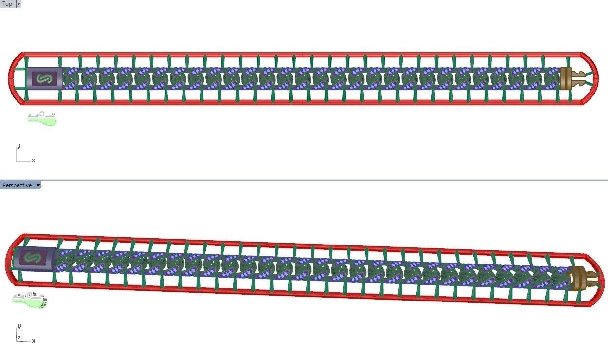 CUBAN LINK CHAIN - 200 PIECES READY FOR PRINT 3D print model_32