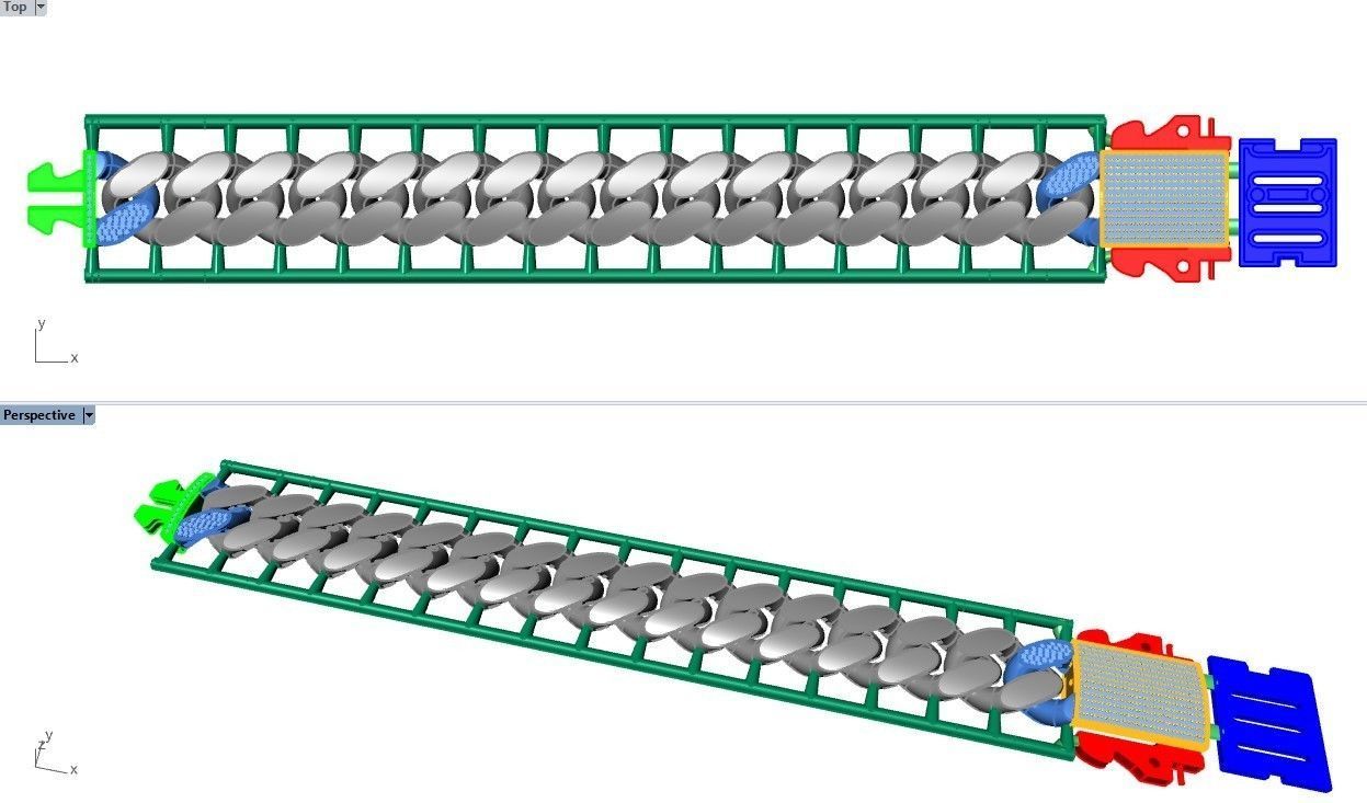 CUBAN LINK CHAIN - 200 PIECES READY FOR PRINT 3D print model_85