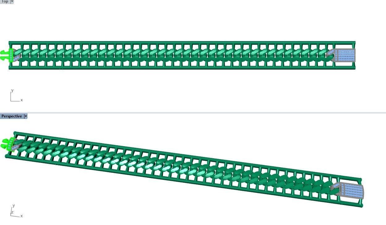 CUBAN LINK CHAIN - 200 PIECES READY FOR PRINT 3D print model_13