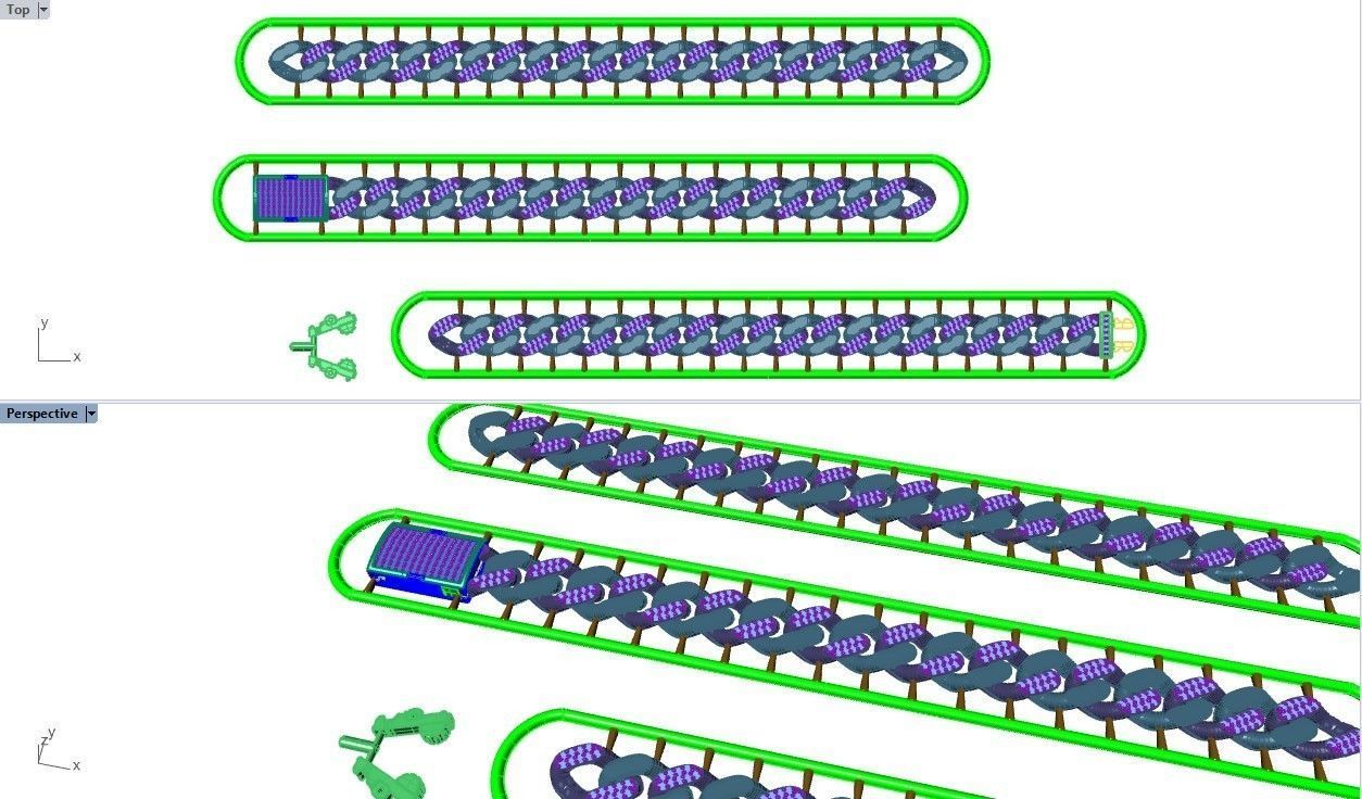 CUBAN LINK CHAIN - 200 PIECES READY FOR PRINT 3D print model_84