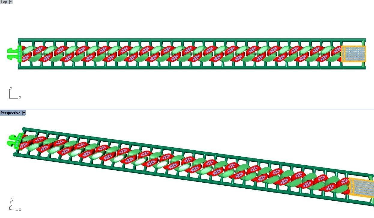 CUBAN LINK CHAIN - 200 PIECES READY FOR PRINT 3D print model_14