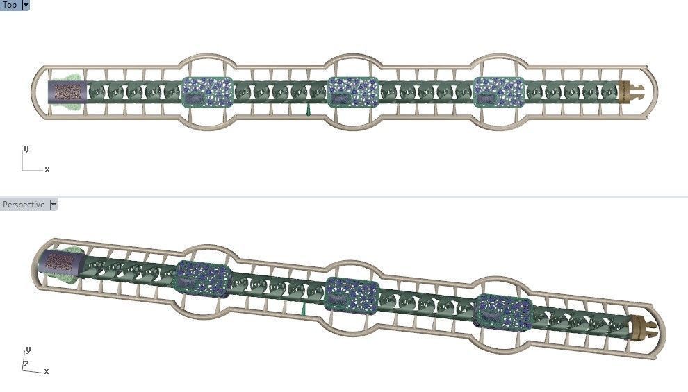 CUBAN LINK CHAIN - 200 PIECES READY FOR PRINT 3D print model_51