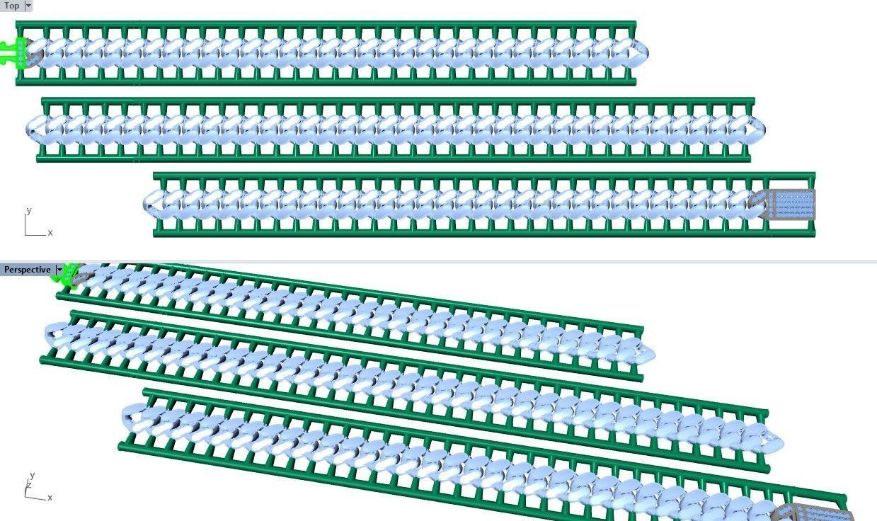 CUBAN LINK CHAIN - 200 PIECES READY FOR PRINT 3D print model_7