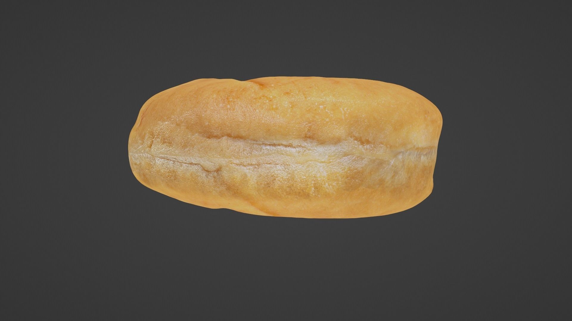 Pure 3D Glazed Scanned Donut Low-poly 3D model_23