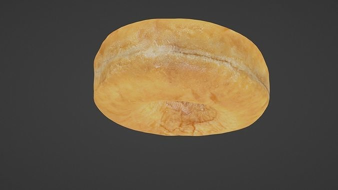 Pure 3D Glazed Scanned Donut Low-poly 3D model 7
