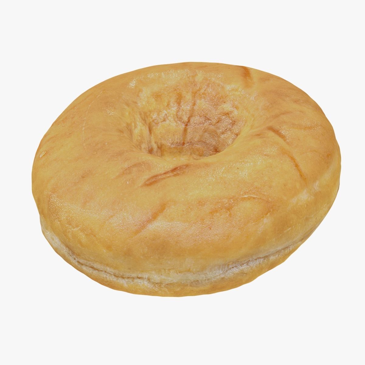 Pure 3D Glazed Scanned Donut Low-poly 3D model_50