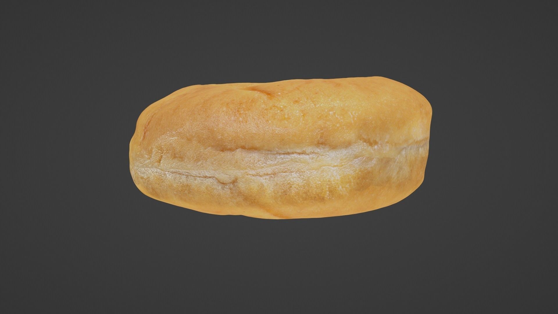 Pure 3D Glazed Scanned Donut Low-poly 3D model_24