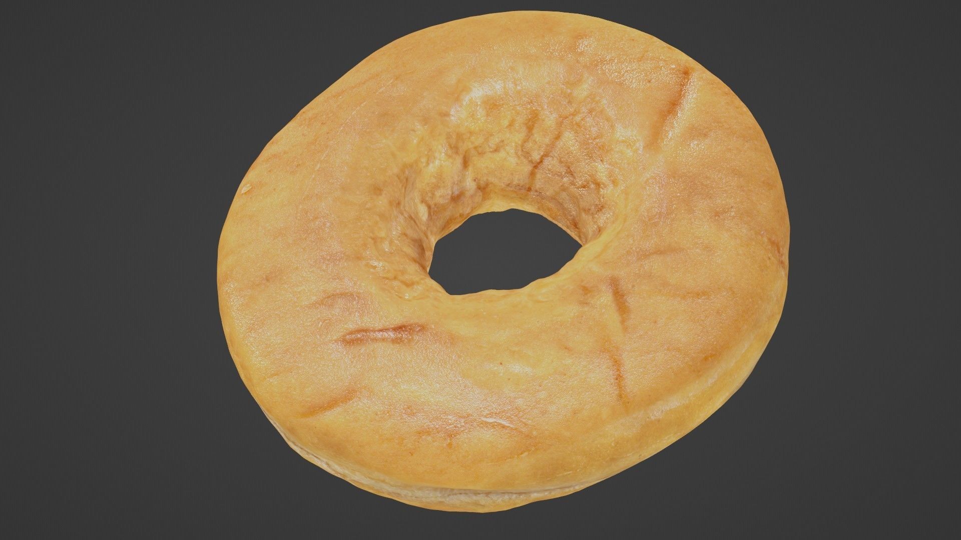Pure 3D Glazed Scanned Donut Low-poly 3D model_41