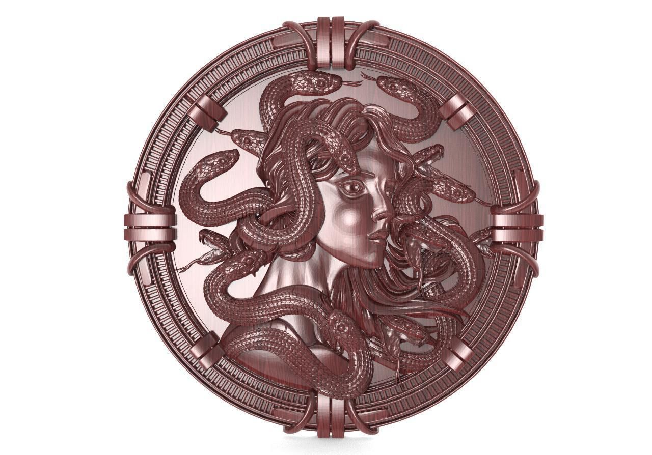 Medusa CNC 3D print model_7