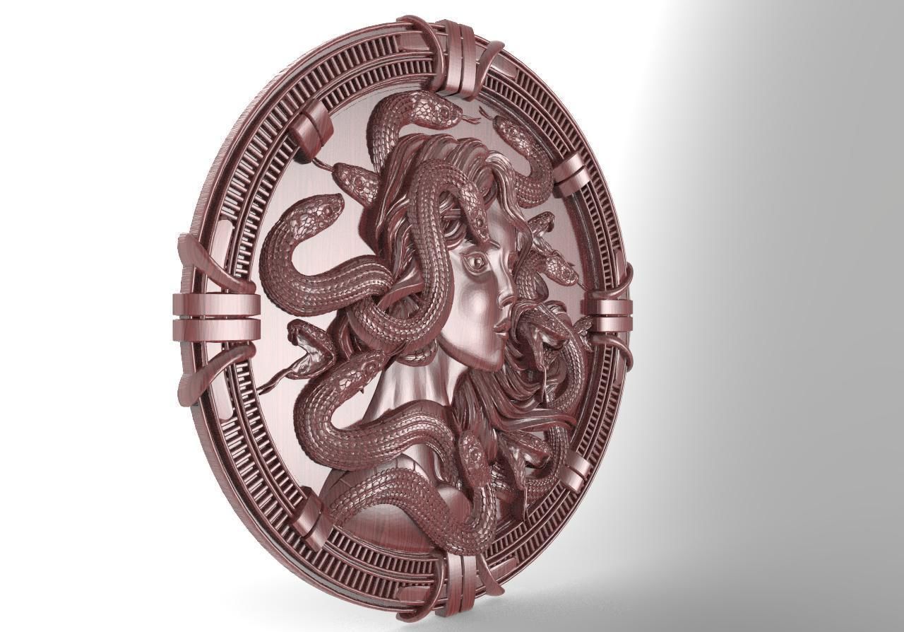 Medusa CNC 3D print model_8
