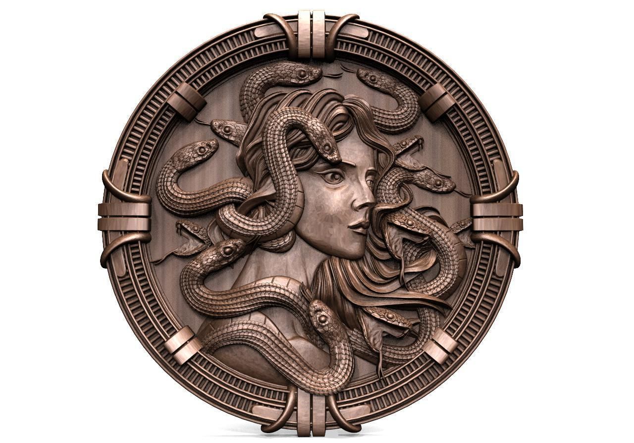 Medusa CNC 3D print model_1