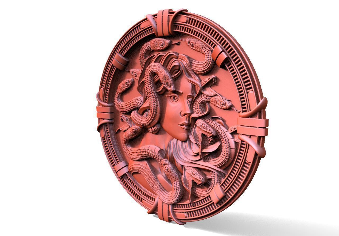 Medusa CNC 3D print model_2