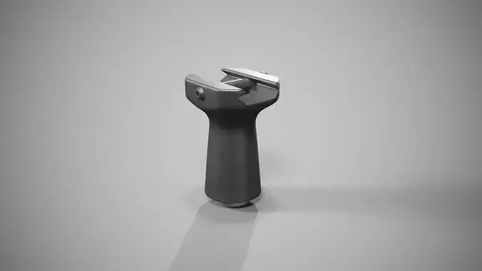 Knight arms foregrip frontgip low poly 3d model