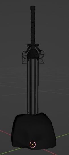 Victorious Greyman Sword in Stone - STL for Print 3D print model_3