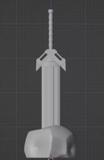 Victorious Greyman Sword in Stone - STL for Print 3D print model_0