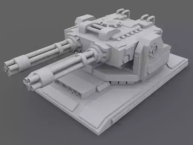 GatlingTurret lego tank