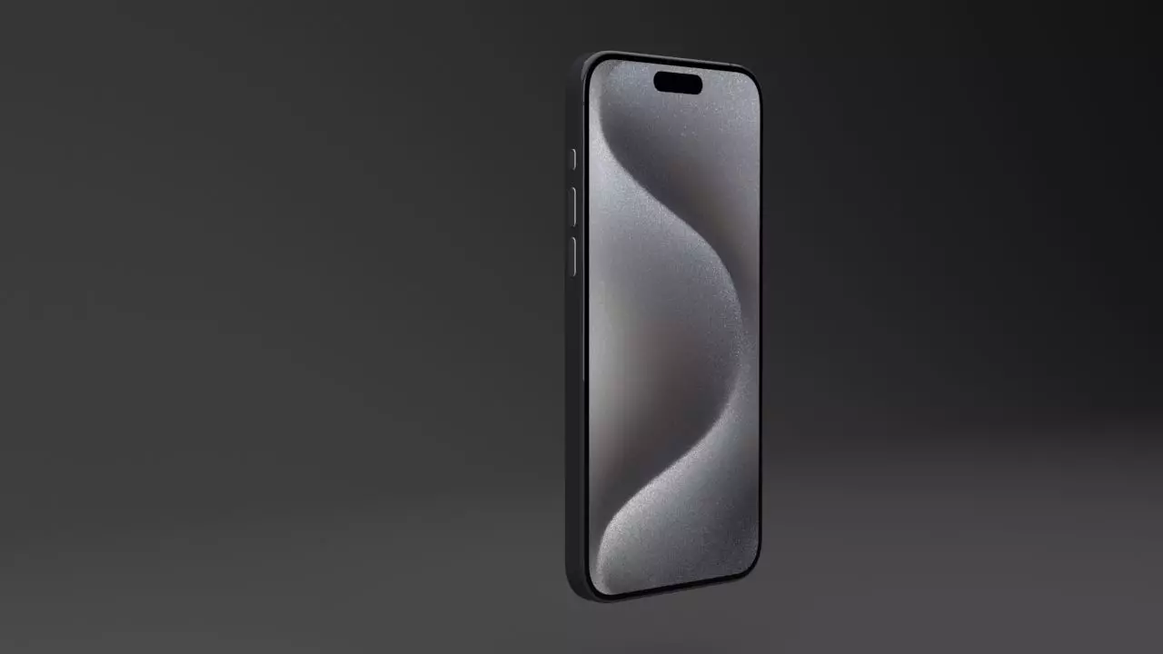 Iphone 15 Pro Max Low-poly 3D model