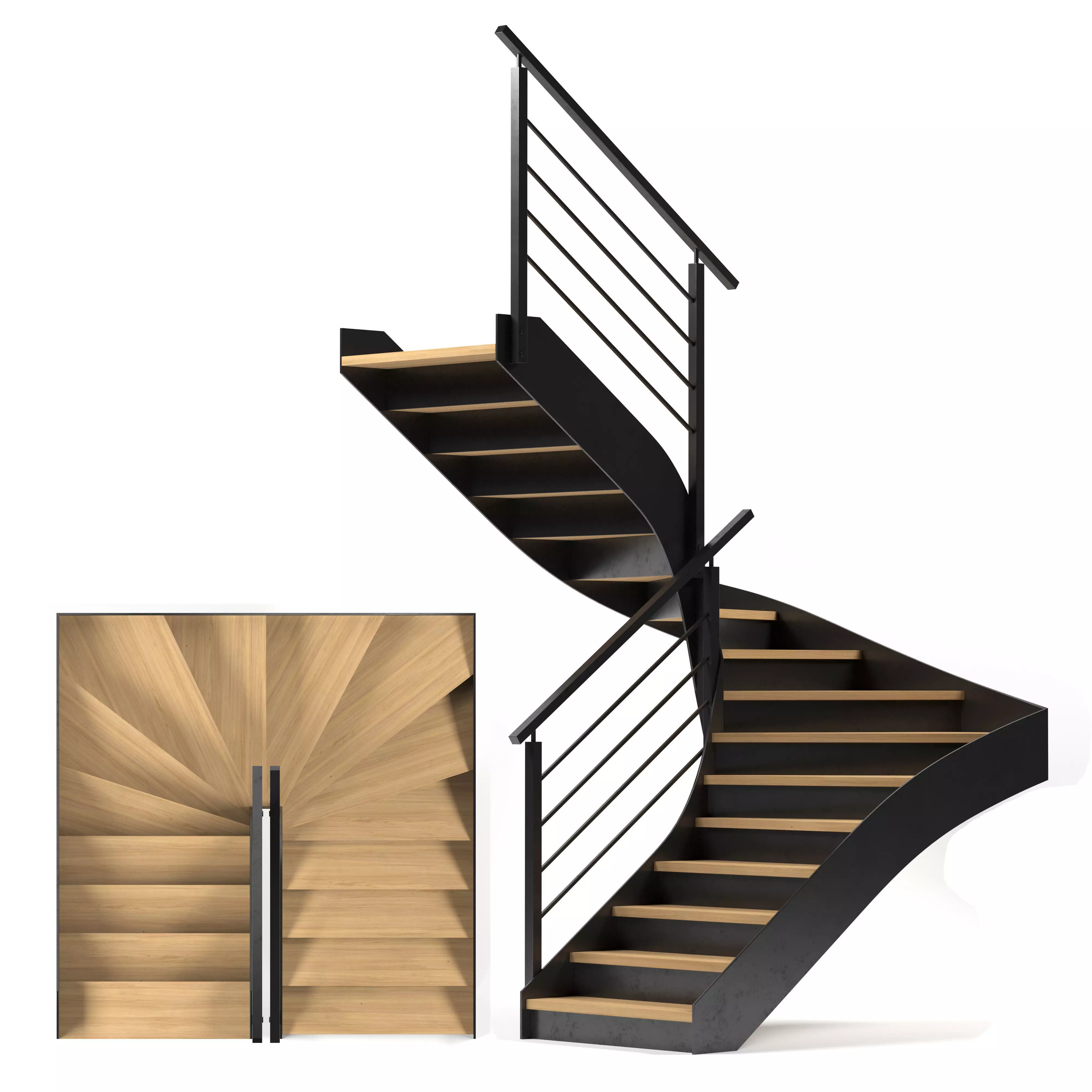 Ladder metal 3D model