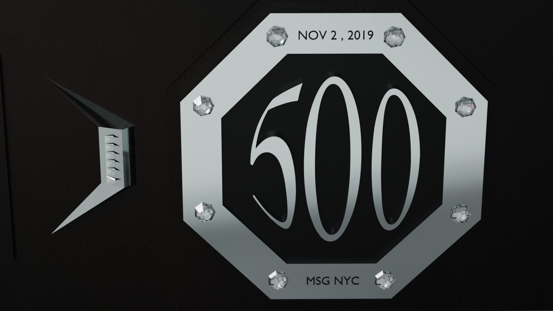 UFC Baddaset Motherfucker BMF Belt 3D print model 3D print model_5