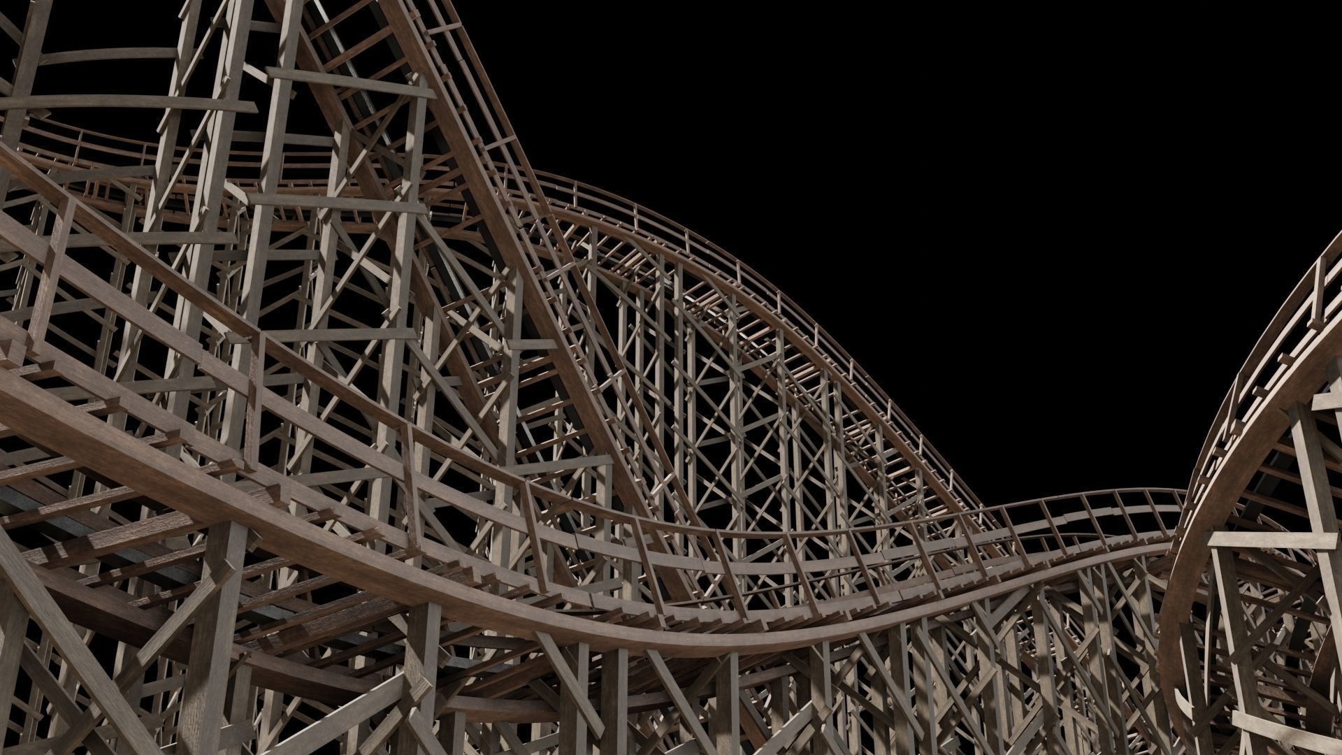 Rollercoaster 3D model_17