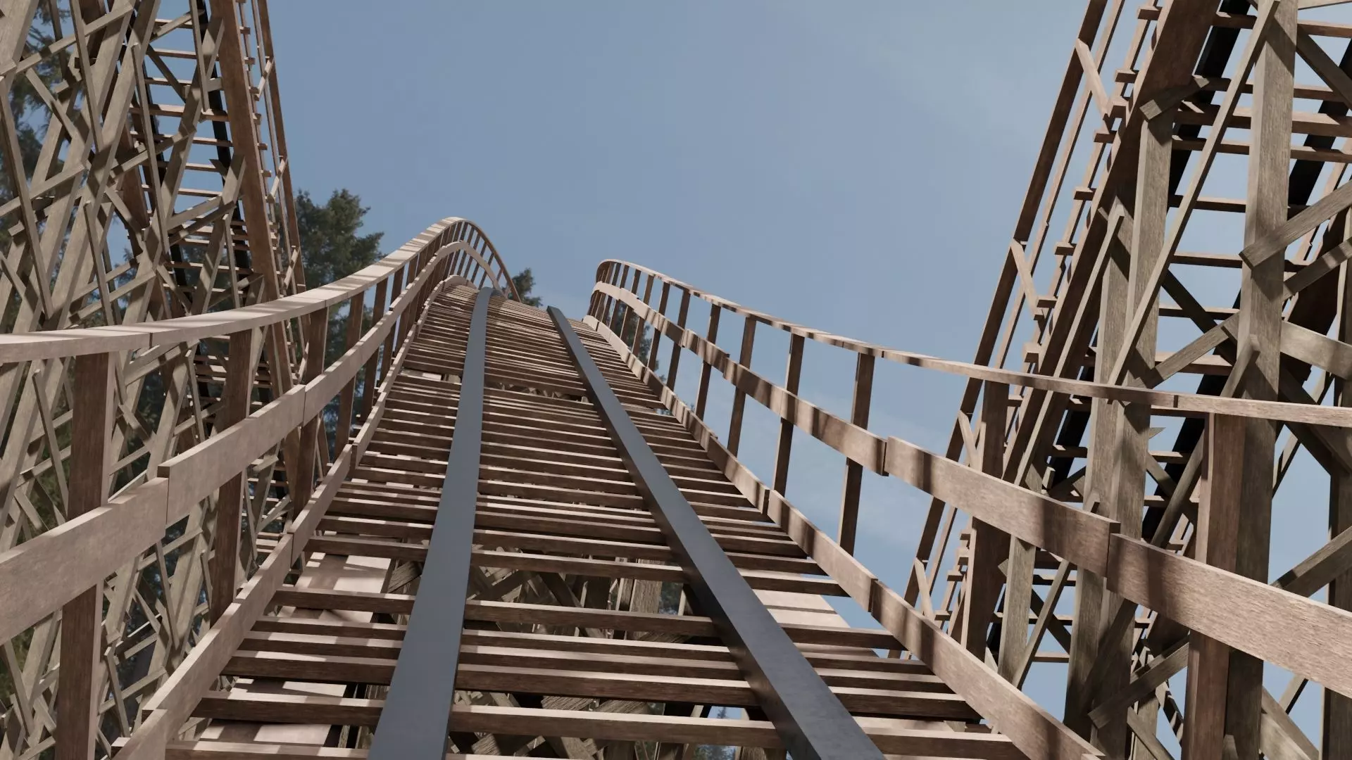 Rollercoaster 3D model_0